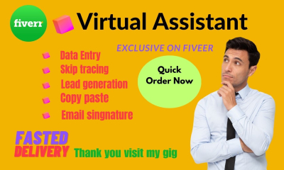 I  will be virtual assistant specialist for data entry lead generation