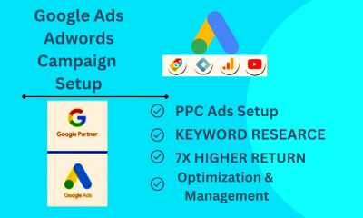 I will setup and manage your google ads adwords PPC campaigns