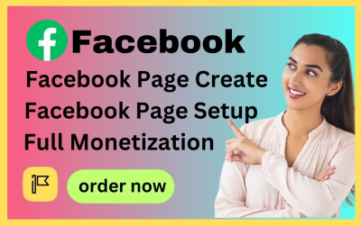 I well create setup promote and grow your facebook page for monetization