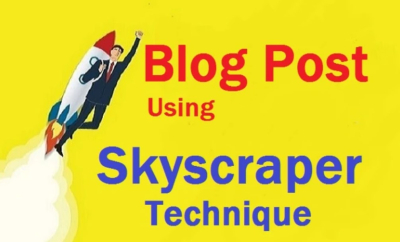 I will write an SEO blog post using the skyscraper technique