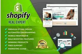 build shopify store, shopify website design, E-commerce marketing 