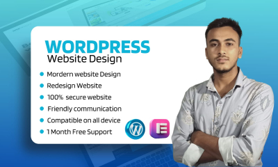 I will make mordern wordpress website for your business