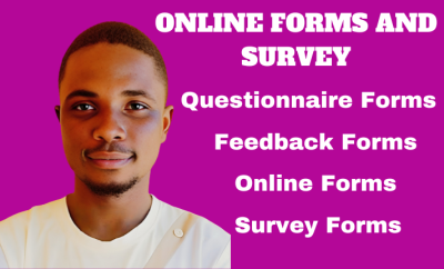 I will conduct your online survey, with 500 target respondents