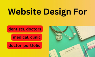 I will build medical, healthcare, doctor, and dentist website