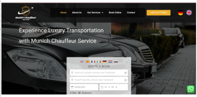  I will create taxi booking website, chauffeur, limousine website with booking features