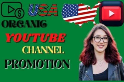 Do organic usa youtube channel promotion, usa YouTube video promotion to usa audience