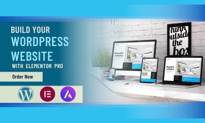 I will design responsive wordpress website with elemenotr pro