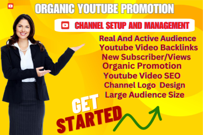 I will create setup and optimize YouTube channel for channel growth