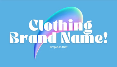 I will create your clothing brand name