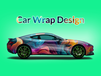 I will do any car, van and vehicle wrap design