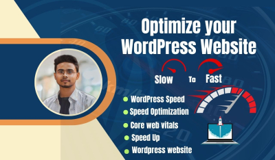 I will do technically wordpress speed or website speed optimization