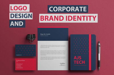 I will design a logo and corporate brand identity for your business