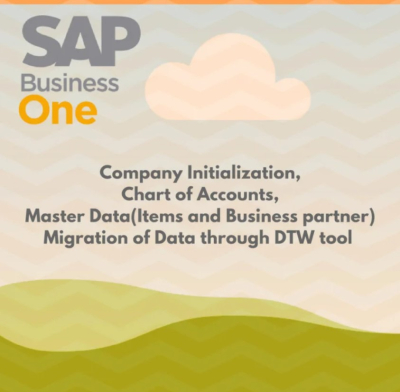 I will create your company database, in sap b1,company intialization,set ups,