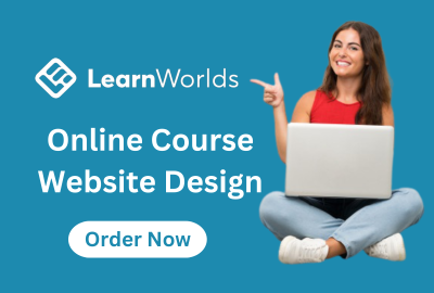 I will design online course website on learnworlds