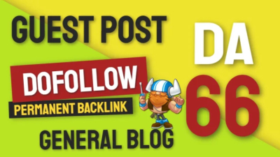 I will publish high quality SEO guest post with dofollow on my da 66 website