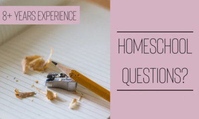 I will talk about homeschooling with you