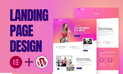 I will build a responsive landing page or squeeze page sales page by elementor