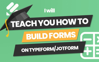 I will teach you how to build forms on typeform and jotform