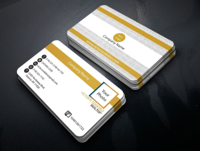 I will design a printable minimal business card template