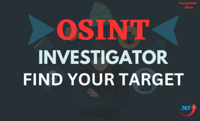 I will be your private investigator, osint expert, detective, and background checker