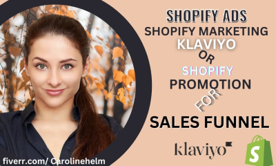 I will do shopify ads, shopify marketing, klaviyo or shopify promotion for sales funnel