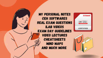 I will give you my ceh practical notes cheatsheets software and tricks