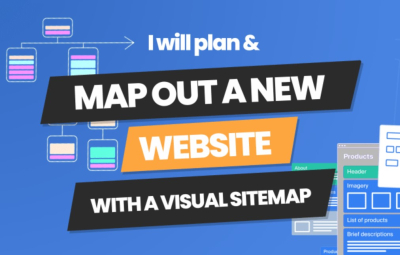 I will map out and plan the ideal layout for a new website