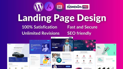 I will create WordPress Landing Page