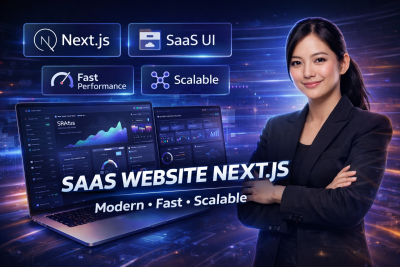  will design and develop a modern SaaS marketing website with Next.js
