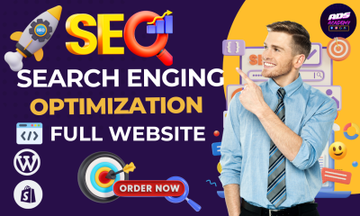 I will do Full SEO Optimization on your Website for Google Ranking