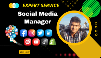 I Will be Your Social Media Manager, Content Creator And business Marketing Manager