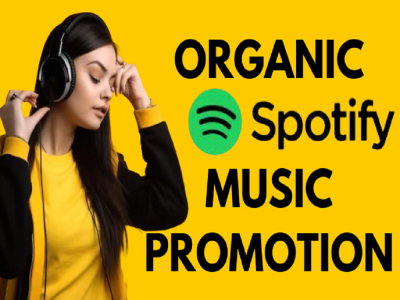 I will do spotify music promotion, spotify monthly listeners, spotify streams