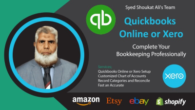 I will Set and Manage your Accounts on Quickbooks Online