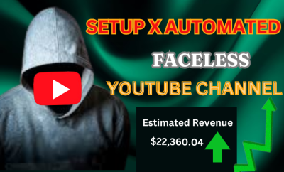 I will create and setup faceless YouTube channel