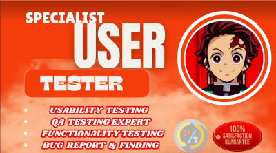 Do app testing, website testing and andriod user testing