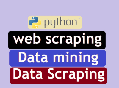 I will do fast web scraping, data mining, data scraping in python