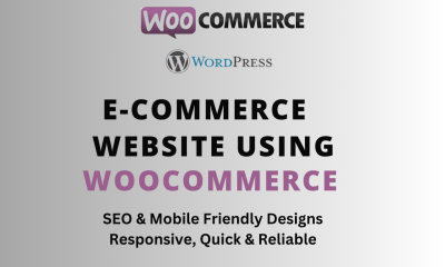 I will create ecommerce website using woocommerce