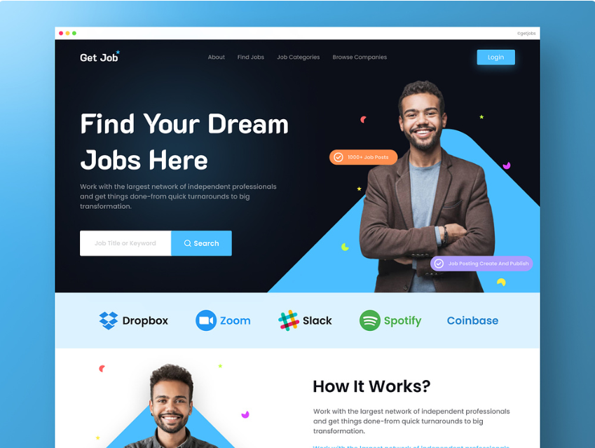 landing page design