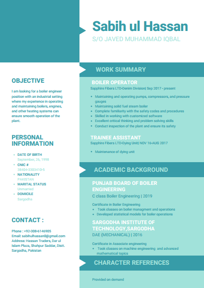 CV Design