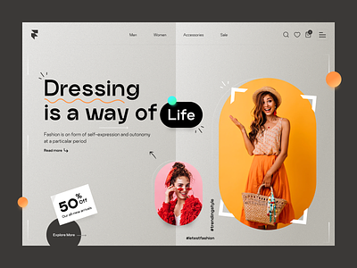 Fashion Landing page